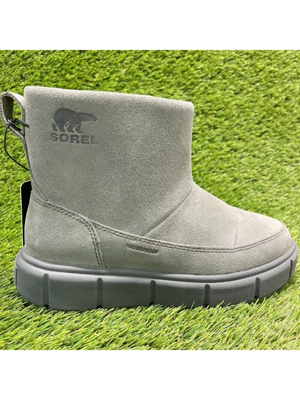 Sorel Explorer lll Slip On Womens Size 7 Gray Outdoor Waterproof Winter Boots